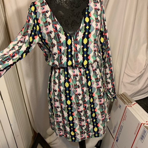 Multi colored short SAGE dress - Picture 1 of 9